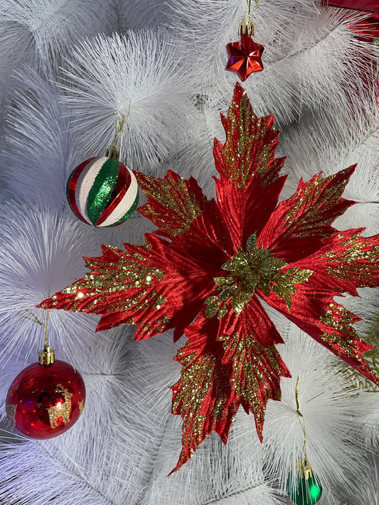 SET DE FLORES NAVIDEÑAS