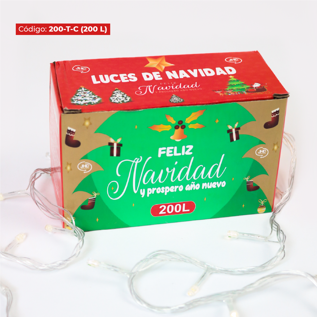 LUCES NAVIDEÑAS LINEALES 200L